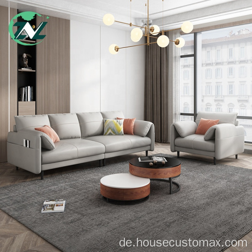 Ecksofa 4-Sitzer Postmodernes Lounge-Sitzsofa